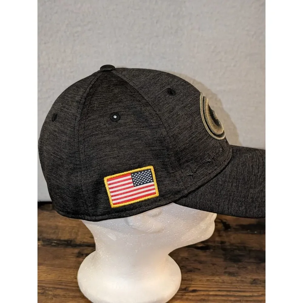 New Era 39Thirty GREEN BAY PACKERS Salute to Service Military Fitted Hat Men M/L